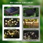 Solar Lights Outdoor Waterproof, Solar Firefly Lights 4 Pack, 32 LED Firefly Gar
