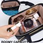 Travel Makeup Bag, Cosmetic Bag with Wide-Open and Carry Handle,Make up Organize