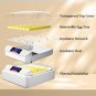 55 Egg Incubators for Hatching Eggs with LED Light, Fully Automatic Turning, Hum