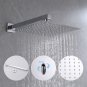 Shower Only Faucet Set Wall Mount 10 Inch Bathroom Rainfall Shower Faucets Wall