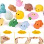 120 Pcs Kawaii Squishies, Mochi Squishy Toys for Kids Party Favors, Mini Stress