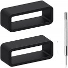 Chimei Rubber Watch Band Loop Sillicon Watch Strap Keeper Replacement Holder Rin