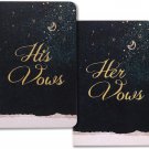 Wedding Vow Books Booklet for Wedding Gift Set, Wedding Vow Book Keepsakes - 3.9