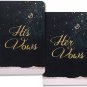 Wedding Vow Books Booklet for Wedding Gift Set, Wedding Vow Book Keepsakes - 3.9
