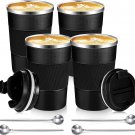 4 Pcs 13 Oz Insulated Coffee Cup Vacuum Tumbler Insulation Espresso Travel Mug w