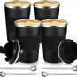 4 Pcs 13 Oz Insulated Coffee Cup Vacuum Tumbler Insulation Espresso Travel Mug w