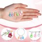 48 Pcs Luminous Bulb Charms Mini Resin Light Bulb Charms Glow Bulb Jewelry Makin