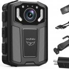 W1 Body Mounted Camera,1080P Body Camera with Audio&Video,Small Body Cam with In