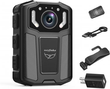 W1 Body Mounted Camera,1080P Body Camera with Audio&Video,Small Body Cam with In