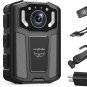 W1 Body Mounted Camera,1080P Body Camera with Audio&Video,Small Body Cam with In