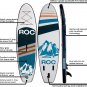 Inflatable Stand up Paddle Boards with Premium SUP Paddle Board Accessories, Wid