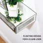 Mirrored Floating Wall Shelf, Gorgeous Wall Mounted Shelf Ledge for Bathroom, Be