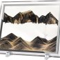 Moving Sand Art Liquid Motion - 3D Deep Sea Sandscape Picture Decor, Glass Frame