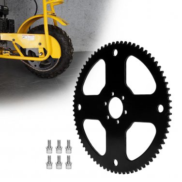 75 Tooth #35 Rear Chain Sprocket, Compatible with Coleman CT100U Trail Motovox M