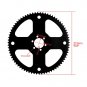 75 Tooth #35 Rear Chain Sprocket, Compatible with Coleman CT100U Trail Motovox M