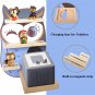 Owl Wood Shelf for Toniebox Characters, Charging Station, Floating Wall Shelf St