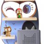 Owl Wood Shelf for Toniebox Characters, Charging Station, Floating Wall Shelf St