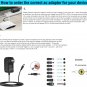 Universal AC Adapter 12V 2A Power Supply Charger 24W AC110V to DC12V 2000Ma 1500