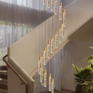 H118 18-Light Modern Chandelier LED Dimmable Light Crystal Pendant Lights Fixtur