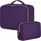 Makeup Bag 2Pcs Waterproof Cosmetic Bag Travel Makeup Bag Set Portable Large Mak
