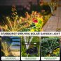 Firefly Garden Lights Solar Outdoor, 4Pack 6LED Wind Dancing Solar Garden Lights