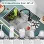 Cup Washer for Sink, FONTOP Glass Rinser with 360° Rotating Jet, Stainless Steel