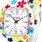 Origset Women Watch Square 24 Hour 3-Hand Easy to Read Time for Nurse Medical St