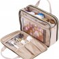 Travel Toiletry Bag, Portable Makeup Organizer, Stand up Cosmetic Bag, Travel Co