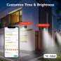 Motion Sensor Outdoor Lights, Smart LED Flood Lights Outdoor with APP Remote Con
