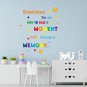 Lchen Colorful Wall Sticker PVC Wall Decal Home Bathroom Background Decor Remova