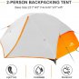 Tent for 2 and 3 Person Is Waterproof and Windproof, Camping Tent for 3 to 4 Sea