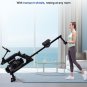 Water Rowing Machine Rower with 6 Levels Resistance and 400 LB Max Weight Capaci
