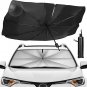 Sedan SUV Car Sun Shade for Windshield UV Rays and Heat Sun Visor Protector,Velc