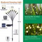 Firefly Solar Garden Lights Outdoor: Solar Firefly Lights Waterproof Lights 4Pac