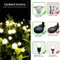 Firefly Solar Garden Lights Outdoor: Solar Firefly Lights Waterproof Lights 4Pac