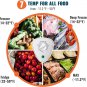 3.5 Cu.Ft Chest Freezer  Small Deep Freezers Top Door with Removable Basket Mini
