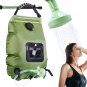 Solar Portable Shower Bag, 5 Gal/20L Solar Heating Camping Shower Bag with Remov
