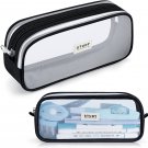 KALIDI Grid Mesh Pencil Case Pen Bag Clear Case Marker Pouch Multifonction Organ