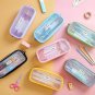 KALIDI Grid Mesh Pencil Case Pen Bag Clear Case Marker Pouch Multifonction Organ