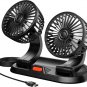 Odbowuge CAR FAN,USB Portable Fan for Car with 3 Speed,360 Degree Rotatable Dual