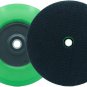 3D 6â Green Rotary Backing Plate | 5/8â Thread | Hook-And-Loop System | Flexible