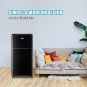 Compact Refrigerator Separate Freezer Retro Mini Fridge with Freezer Small Fridg