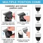 Beard Trimmer for Men Electric Hair Clipper Cordless Mens Grooming 6 in 1 Kit, H