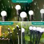 Firefly Garden Lights Solar Outdoor: 4 Pack Solar Firefly Lights Outdoor Waterpr