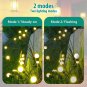 Firefly Garden Lights Solar Outdoor: 4 Pack Solar Firefly Lights Outdoor Waterpr