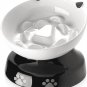 Cat Slow Feeder, Elevated Cat Food Bowl Tilted Design, Dog Slow Feeder Bowl No B