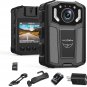 FHD1080P Body Camera, 64GB Body Worn Camera,12H Video Record,Small Body Mounted