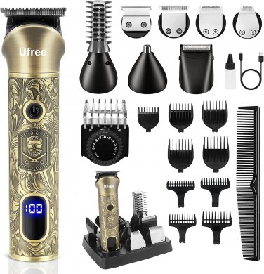Beard Trimmer for Men, Electric Razor for Men, Cordless Hair Clipper Shaving Kit
