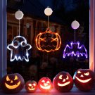 Halloween Decorations,3 Pack of Orange Pumpkin,White Ghost and Purple Bat Hallow