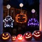 Halloween Decorations,3 Pack of Orange Pumpkin,White Ghost and Purple Bat Hallow